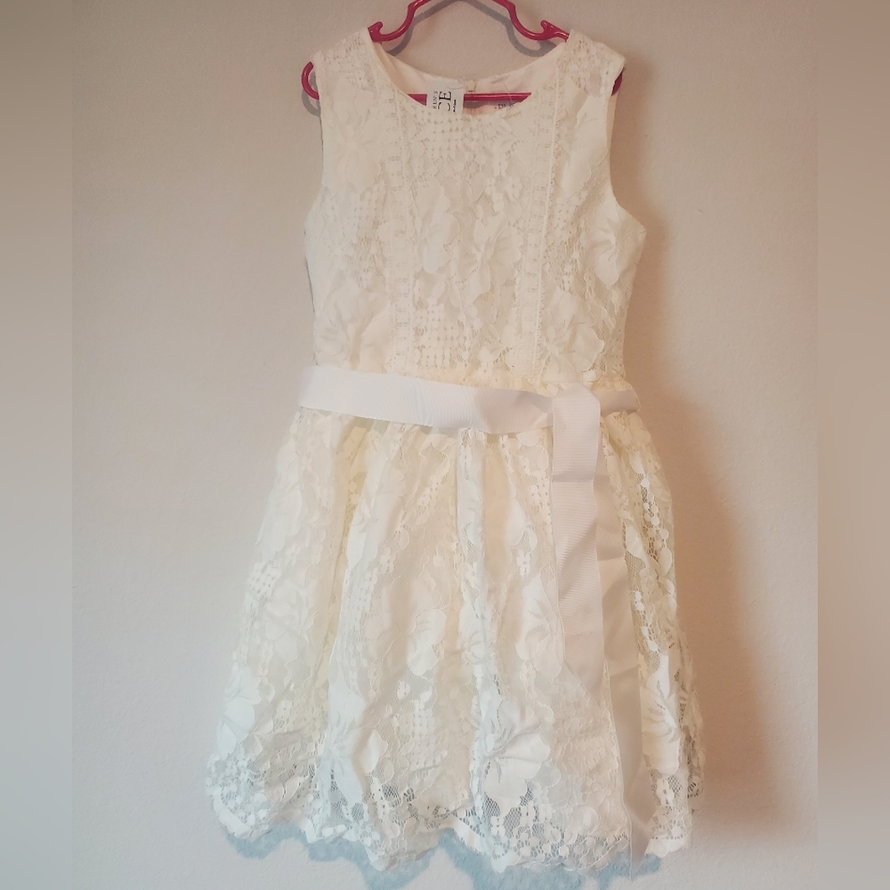 The Children's Place Dress White Size 16